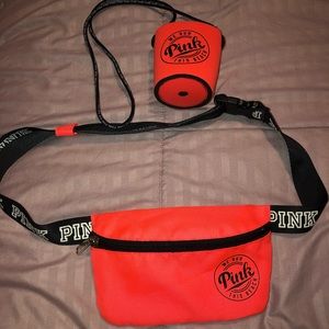 PINK VS fanny pack and neck coozie
